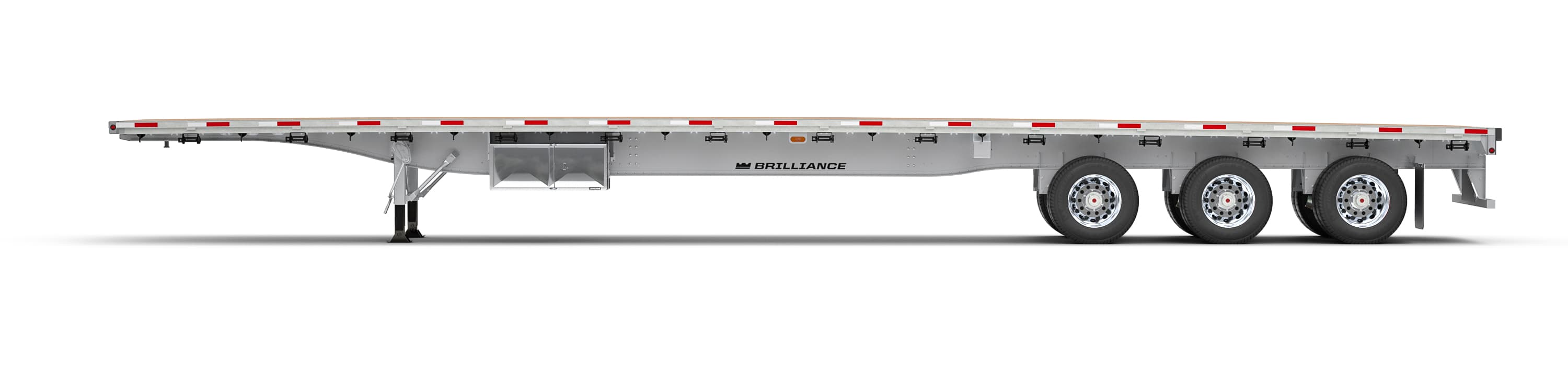 53' Tri Axle flatbed trailer