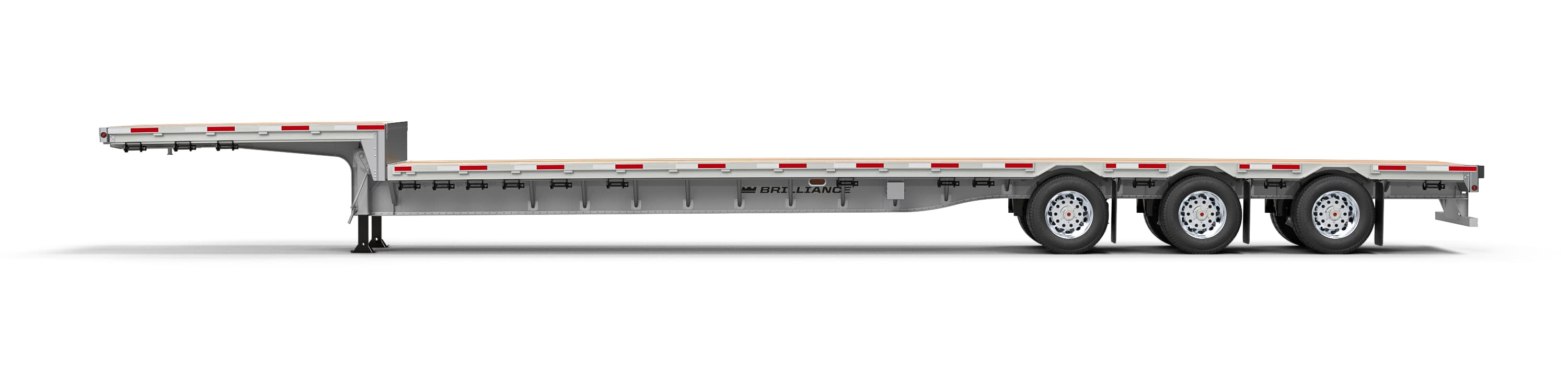 53' Tri Axle step deck trailer